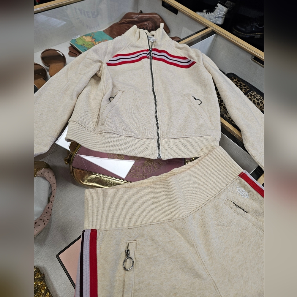 Stylish Free‎ People Movement Cream and Red Women's Tracksuit. Size XS - Picture 2 of 11